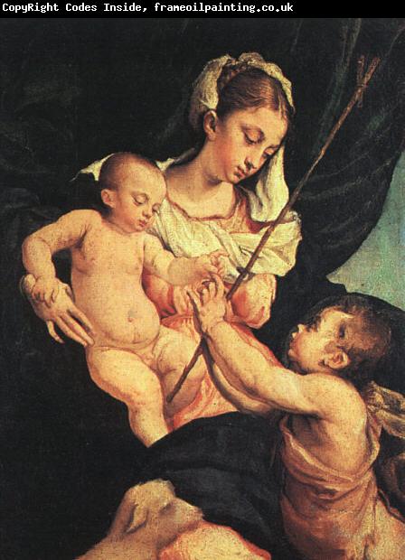 BASSANO, Jacopo Madonna and Child with Saint John the Baptistn 76uy